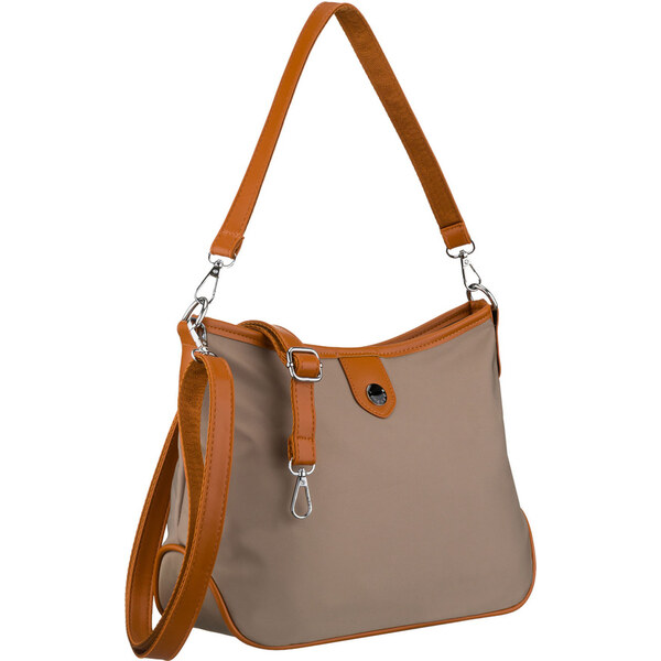 Peterson Dámska béžová kabelka z polyesteru a ekologickej kože, 66604487