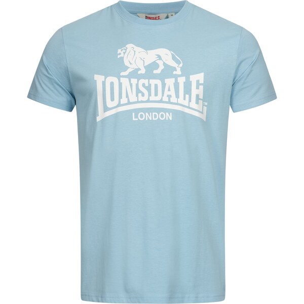 LONSDALE Tričko St. Erney svetlomodrá / biela 66608614