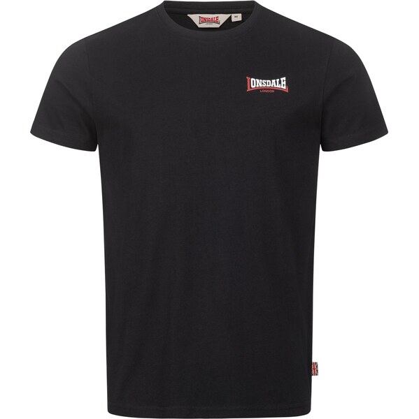 LONSDALE Tričko Dale červená / čierna / biela 66608627