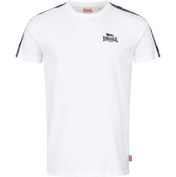 LONSDALE Tričko Brindister čierna / biela 66608684