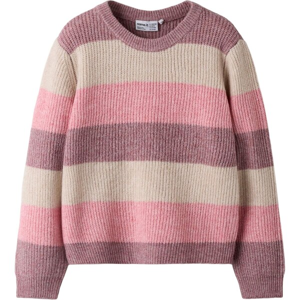 NAME IT Sveter NKFSally krémová / svetlofialová / ružová 66609078