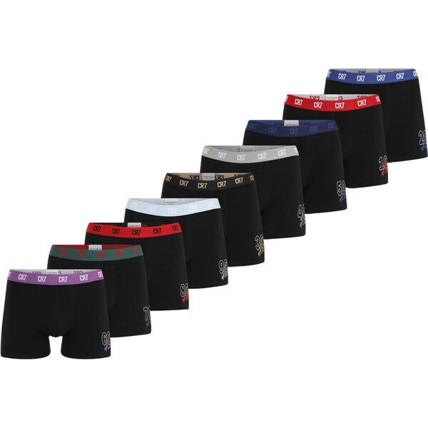 CR7 - Cristiano Ronaldo Boxerky modrá / fialová / červená / čierna 66609270