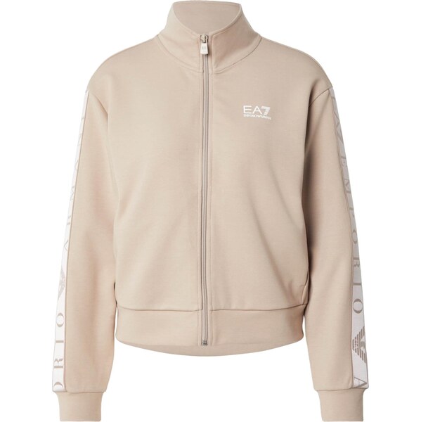 EA7 Emporio Armani Tepláková bunda béžová 66609451