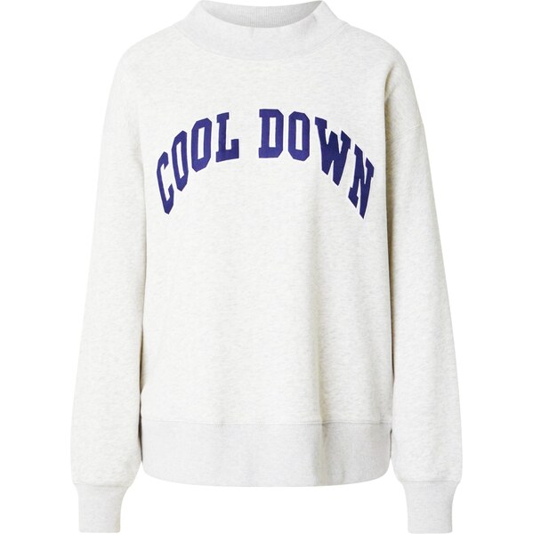 Abercrombie & Fitch Mikina námornícka modrá / svetlosivá / biela 66609514