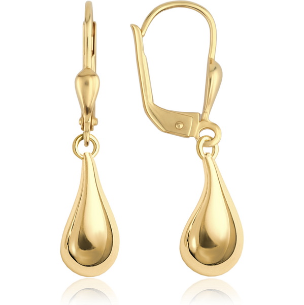 OLIVIE MINET Elegantné zlaté náušnice kvapky Au 585/1000 66795567