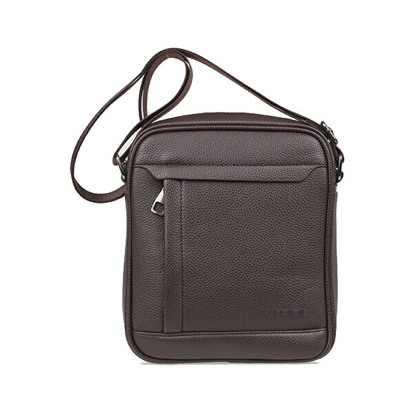 Verde Pánska crossbody taška 13-0164 Brown 66580051