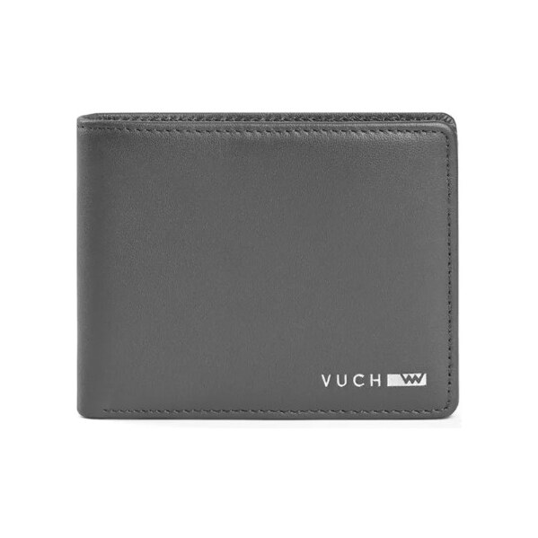 Vuch Pánska kožená peňaženka Clyde Grey 66594263