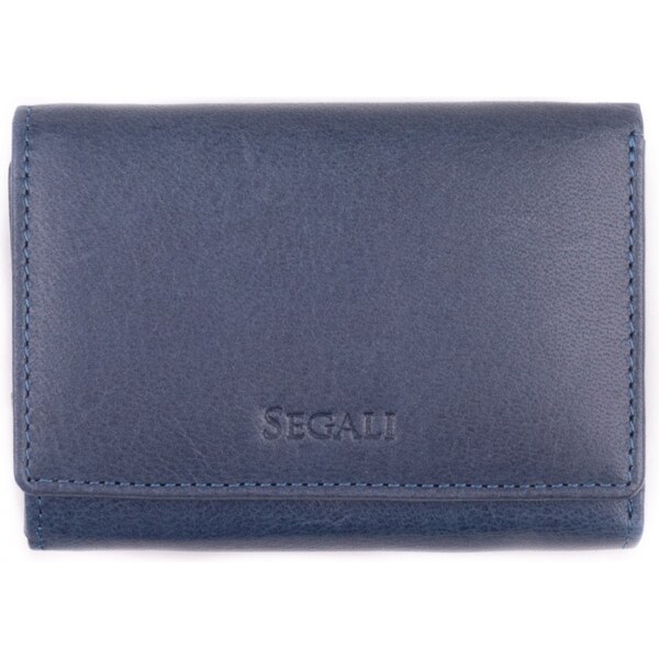 SEGALI Dámska kožená peňaženka 7106 B S indigo 66580818