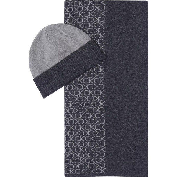 Calvin Klein Pánska sada - čiapka a šál K50K5123900IQ 66581490