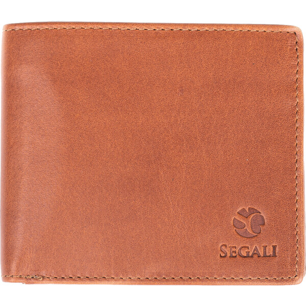 SEGALI Pánska kožená peňaženka 148 cognac 66582590