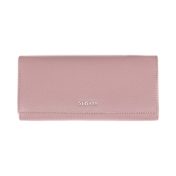 SEGALI Dámska kožená peňaženka 7409 cameo rose 66584348