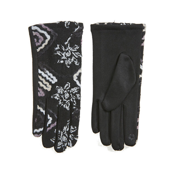 Verde Dámske rukavice 02-0801 Black 66585369