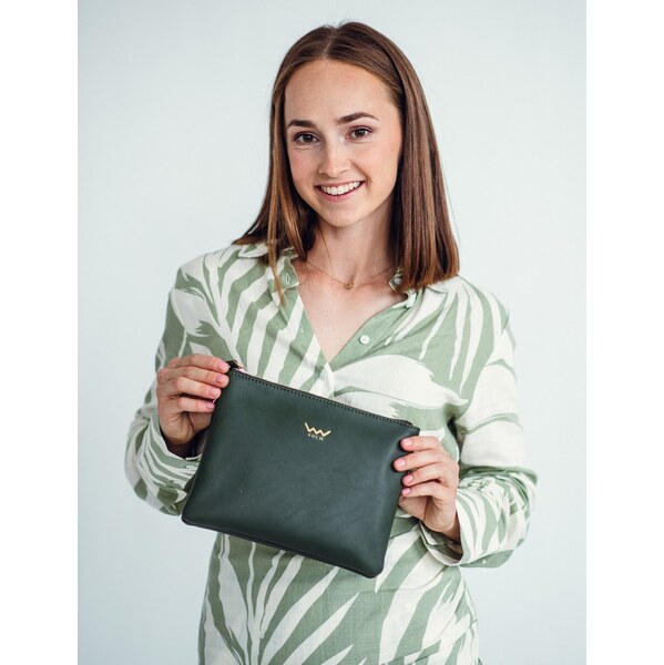 Vuch Dámska crossbody kabelka Anna Dark Green 66585958