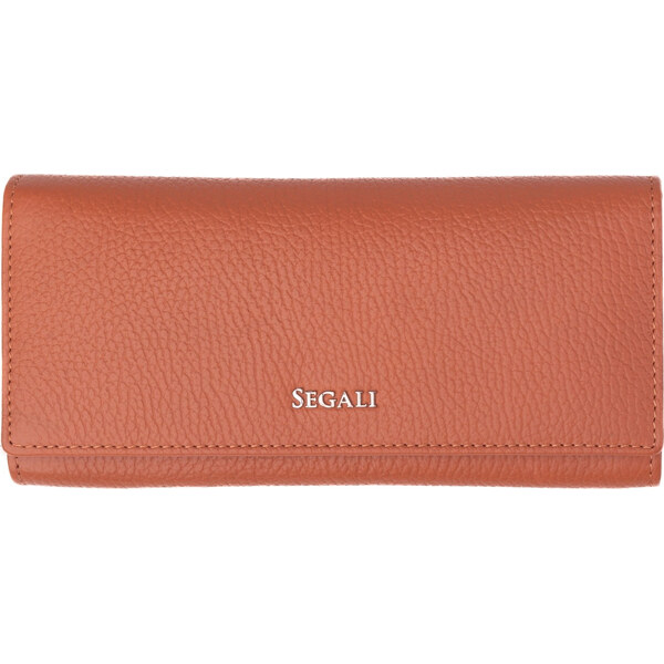 SEGALI Dámska kožená peňaženka 7409 cuoio 66587235