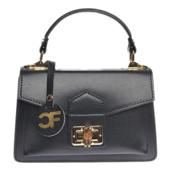 Carla Ferreri Dámska kožená crossbody kabelka CF3153 Nero 66588551