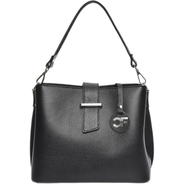 Carla Ferreri Dámska kožená kabelka CF1946 Nero 66589670