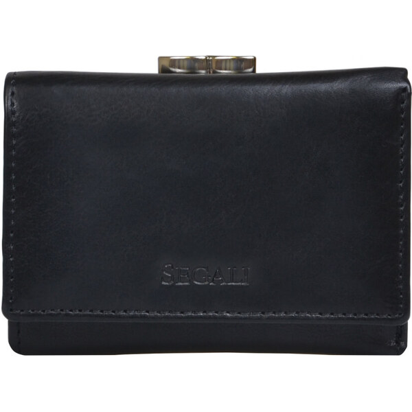 SEGALI Dámska kožená peňaženka 870 black 66596174