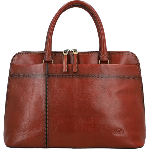 Dámska kožená kabelka do ruky hnedá - Katana Arifa hnedá 66644710