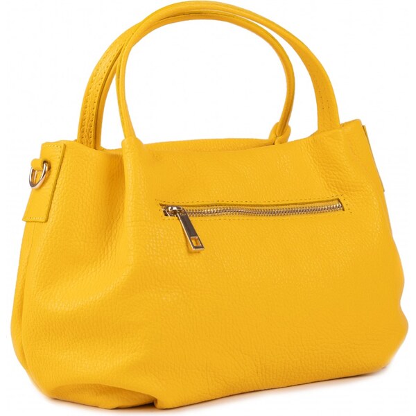 SEGALI Dámska kožená kabelka Federica Yellow 66592861