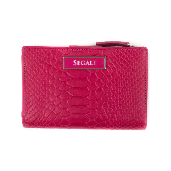 SEGALI Dámska kožená peňaženka 910 19 8185 pink 66594386