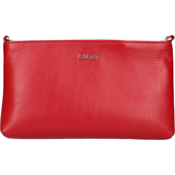 Lagen Dámska kožená peňaženka LG-770 RED 66596314