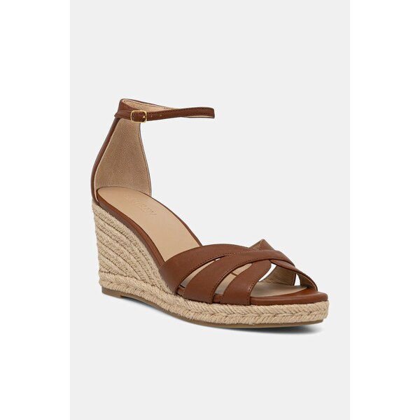 Kožené espadrilky Lauren Ralph Lauren Nellie 66649788