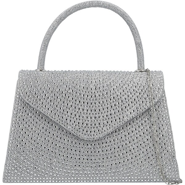 Dámska listová kabelka strieborná - Michelle Moon Alaya strieborná 66667074