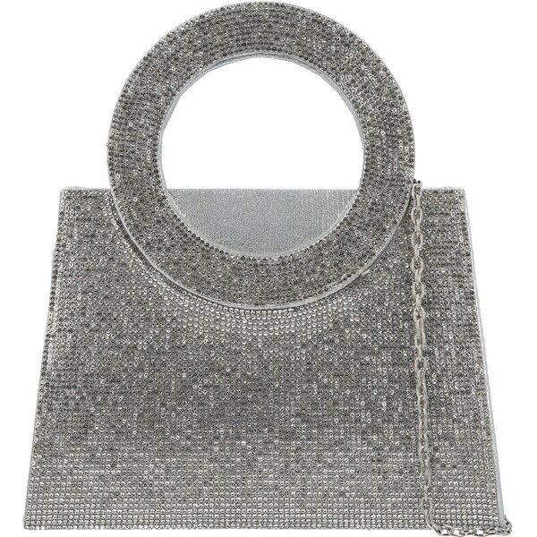 Dámska plesová kabelka strieborná - Michelle Moon Alette strieborná 66805921