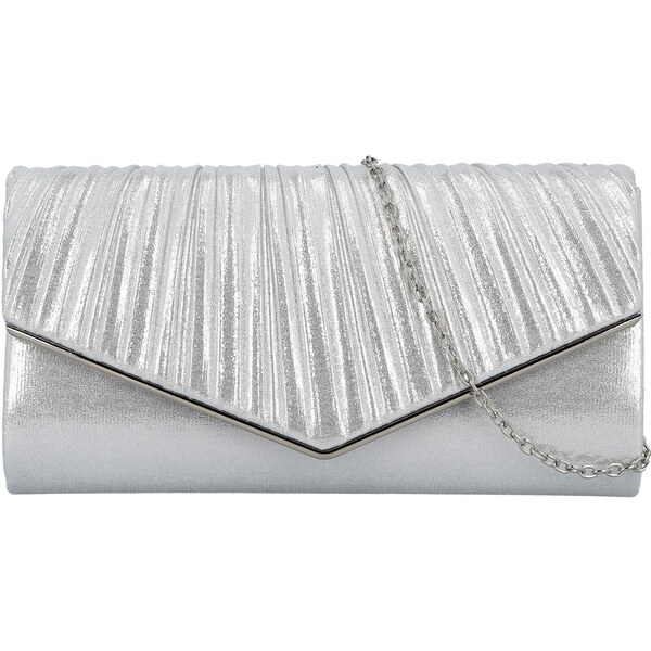 Dámska listová kabelka strieborná - Michelle Moon Ronia strieborná 66667079