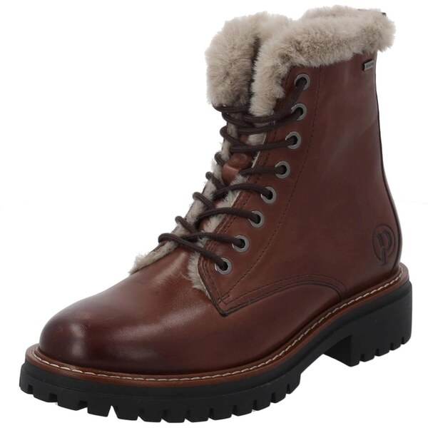 Palado Šnurovacie členkové čižmy Heledon tmavohnedá / svetlosivá 66621590