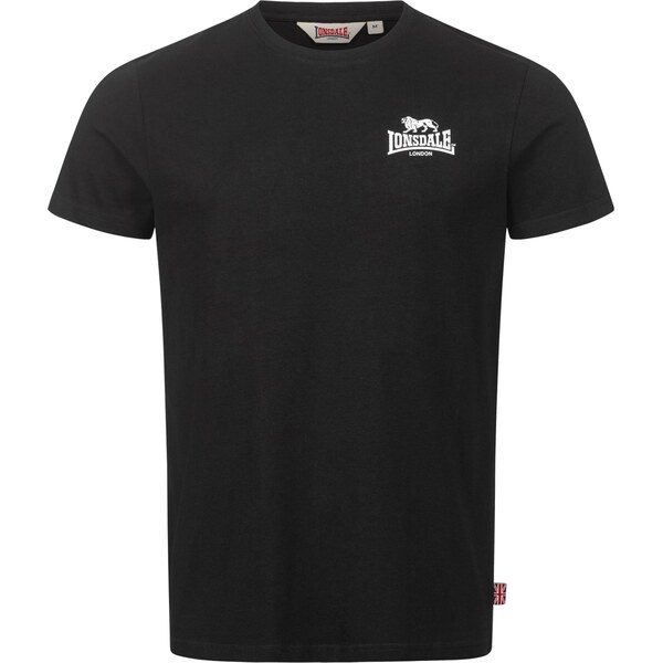 LONSDALE Tričko Whiteness čierna / biela 66621613