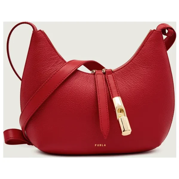 Furla Kožená kabelka na rameno FURLA GOCCIA S 66618888