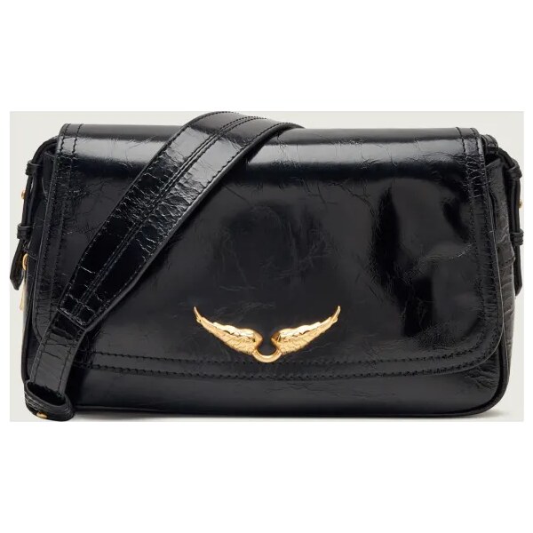 Zadig&Voltaire Kožená kabelka na rameno LE ZOUZOU VINTAGE 66443210