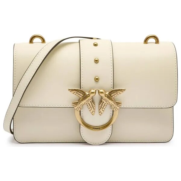 Pinko Kožená crossbody kabelka LOVE ONE MINI CL 64835255