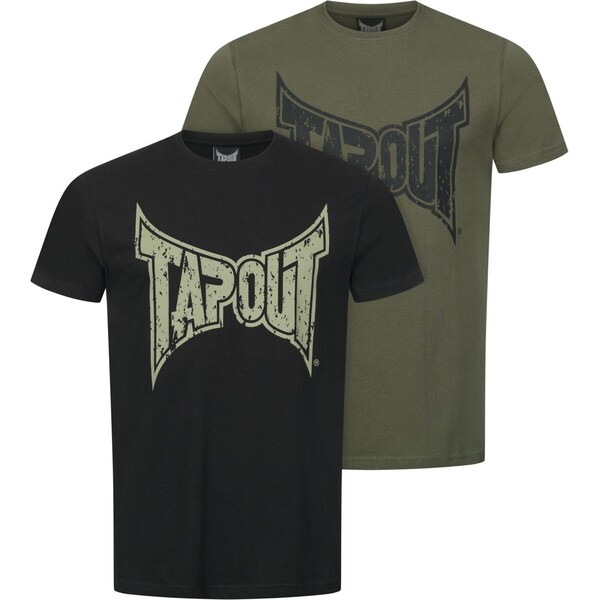 Tapout Tričko Amboyn kaki / čierna 66621915