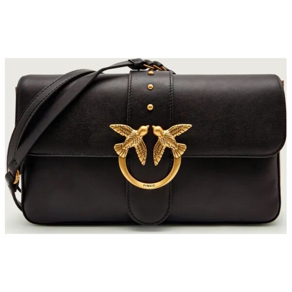 Pinko Kožená crossbody kabelka LOVE ONE CLASSIC SLOUCHY 66248340