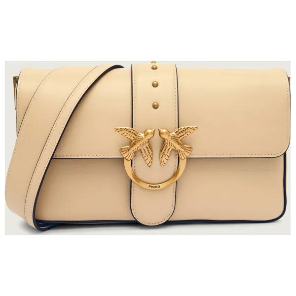Pinko Kožená kabelka na rameno LOVE ONE CLASSIC 64896762