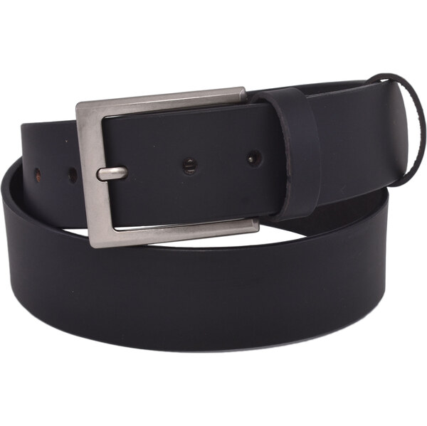 Mercucio Pánsky kožený opasok 763-40-01 čierny hladký pracka Medard 66619110