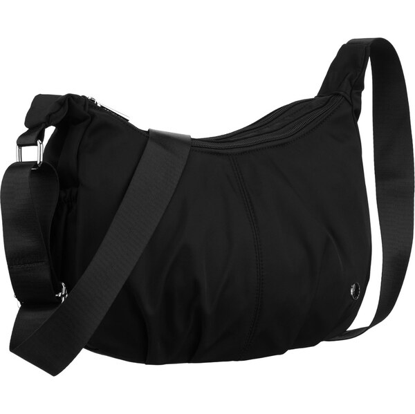 Peterson Dámska čierna kabelka z polyesteru so zapínaním na zips, 66619125