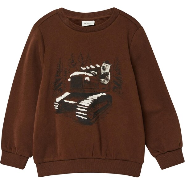 s.Oliver Mikina hnedá / čierna / prírodná biela 66622313