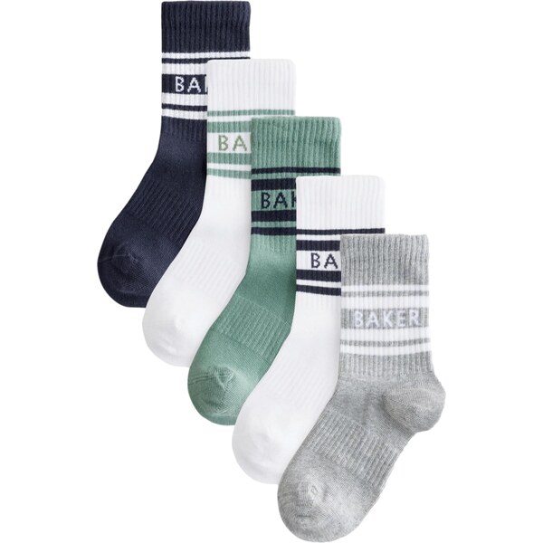 Baker by Ted Baker Ponožky námornícka modrá / sivá / zelená / biela 66622039