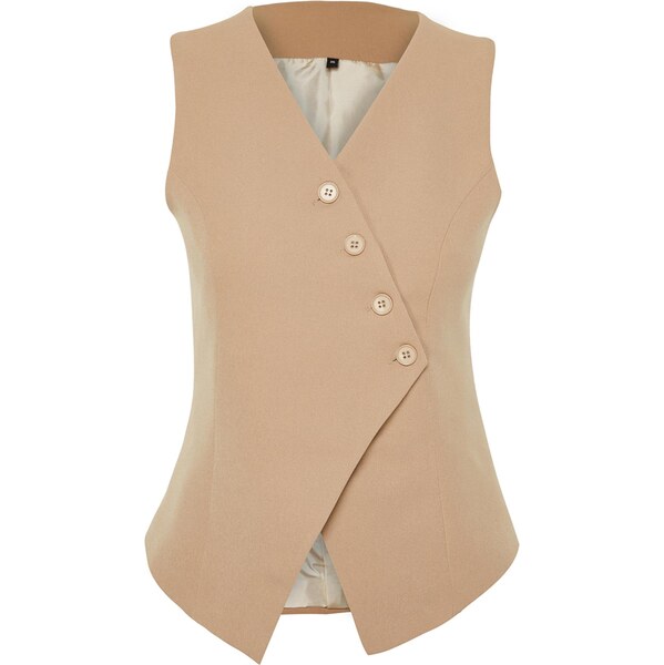 Trendyol Vesta k obleku béžová 66622392