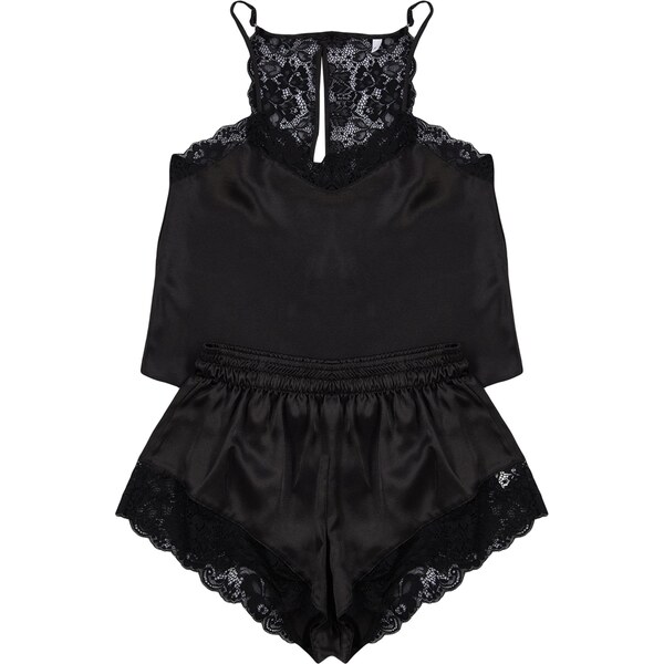 Trendyol Kraťasy čierna 66622424