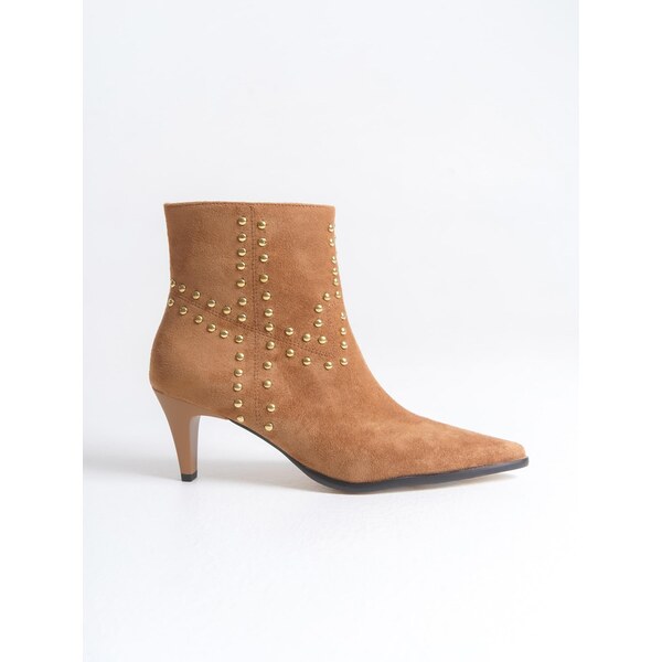 Trendyol Členkové čižmy farba ťavej srsti 66622531