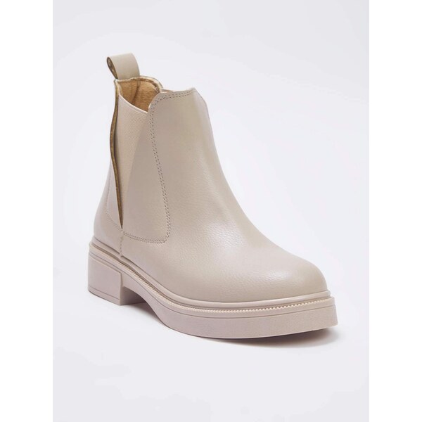 Trendyol Chelsea čižmy svetlobéžová 66622574