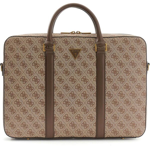 GUESS Aktovka Milano čokoládová / kapučíno 66622760