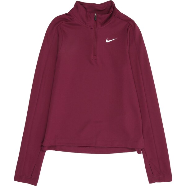 NIKE Funkčné tričko bordová / biela 66622820