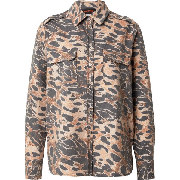 miss goodlife Blúzka Fancy béžová / hnedá / antracitová 66622840