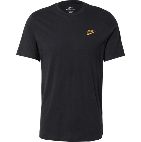 Nike Sportswear Tričko CLUB zlatá / čierna 66622857