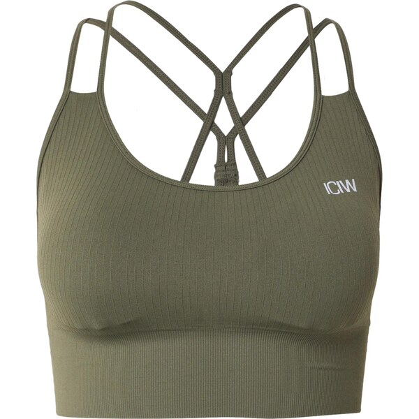 ICANIWILL Športová podprsenka tmavozelená 66622899